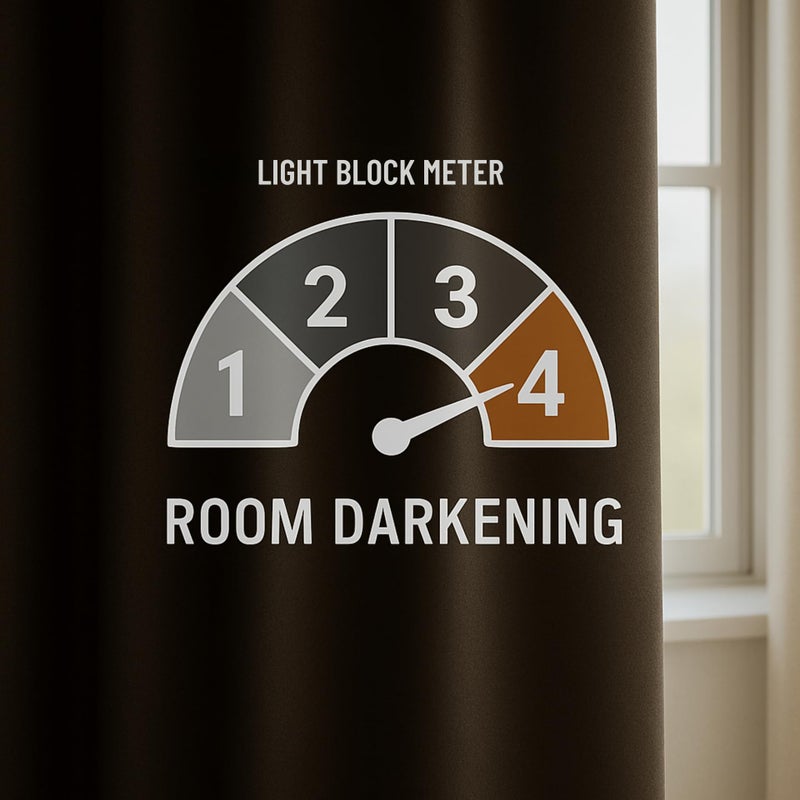 Amali Blackout Plain Curtains 274 cm x 127 cm - 2 Panels, 100% Polyester, Grommet Top, Thermal Insulated, Noise Reducing, Light Blocking - Image 5