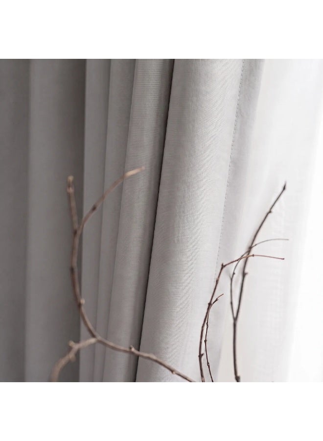 Amali Blackout Plain Curtains 274 cm x 127 cm - 2 Panels, 100% Polyester, Grommet Top, Thermal Insulated, Noise Reducing, Light Blocking - Image 3