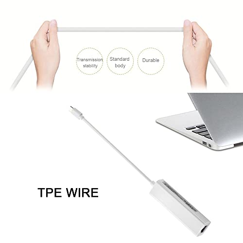 JSER USB 3.1 Type C USB-C to Multiple 3 Ports USB2.0 Hub with Ethernet 100Mbps Network LAN Adapter - Image 3