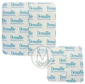 DermaRite Bordered Gauze 4x4 Bag of 10