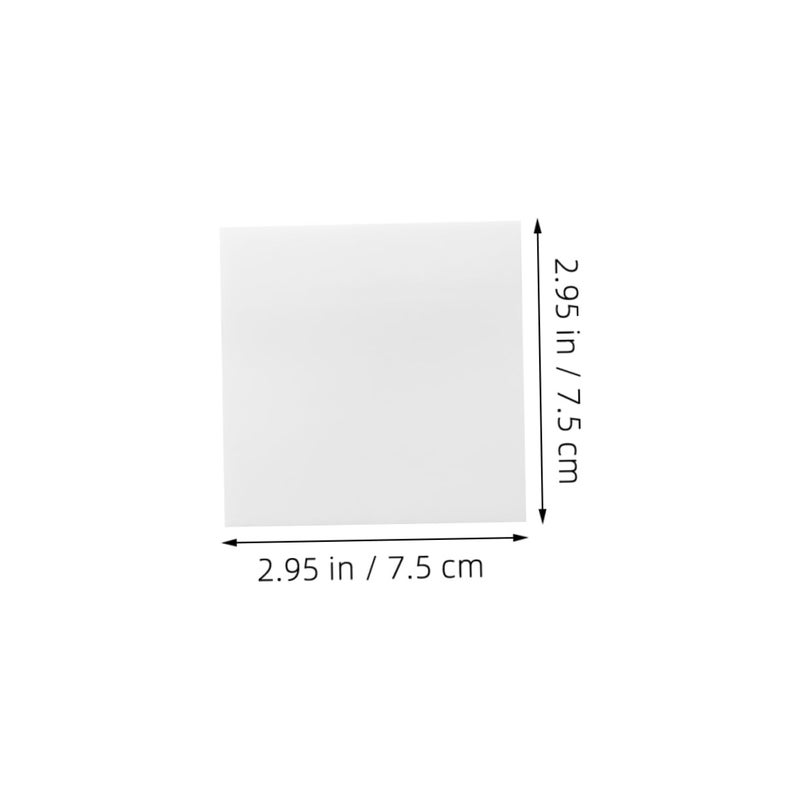 10Pcs Transparent Self Stick Memo Pads Clear See Through Design for Book Annotation - Image 3