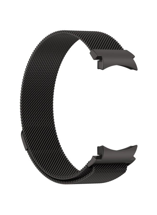 Xinyuan Shuntong For SamsungWatch7 Button Milan Watchband Watch4 5 6 Milanese Magnetic Strap-Color:Rose Gold