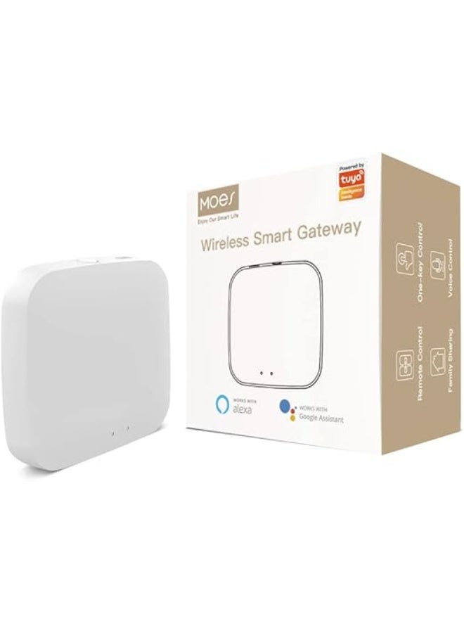 مويس بوابة ذكية Moes Zigbee – محور لاسلكي | يدعم Zigbee 3.0 وجسر Bluetooth، تصميم صغير بوصلة USB دوّارة، ومتوافق مع تطبيق Smart Life/Tuya - Image 2