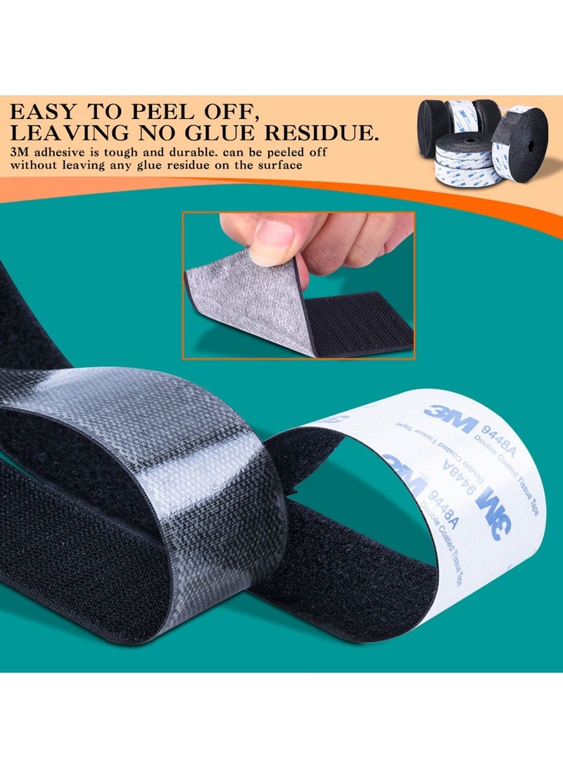 Generic Tape Velcro, Hook and Loop Double Sided Tape, Free Cut Length, Reusable, For Curtain Fixing/Wall Decoration  - Image 2