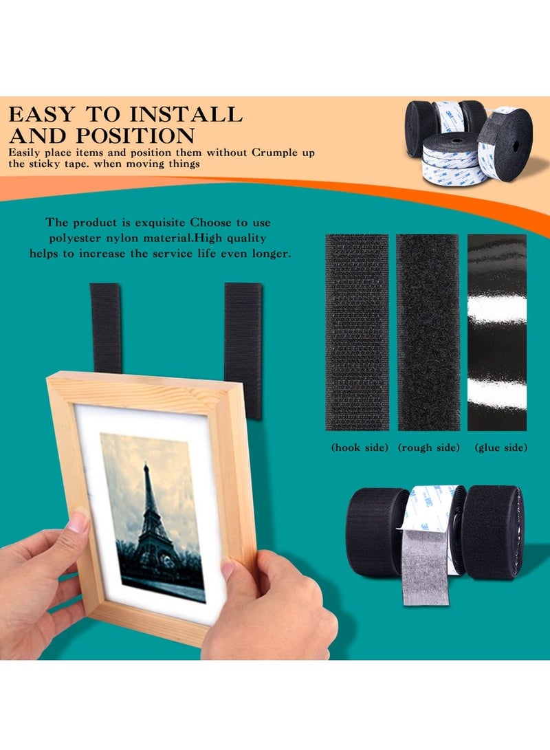 Generic Tape Velcro, Hook and Loop Double Sided Tape, Free Cut Length, Reusable, For Curtain Fixing/Wall Decoration  - Image 5