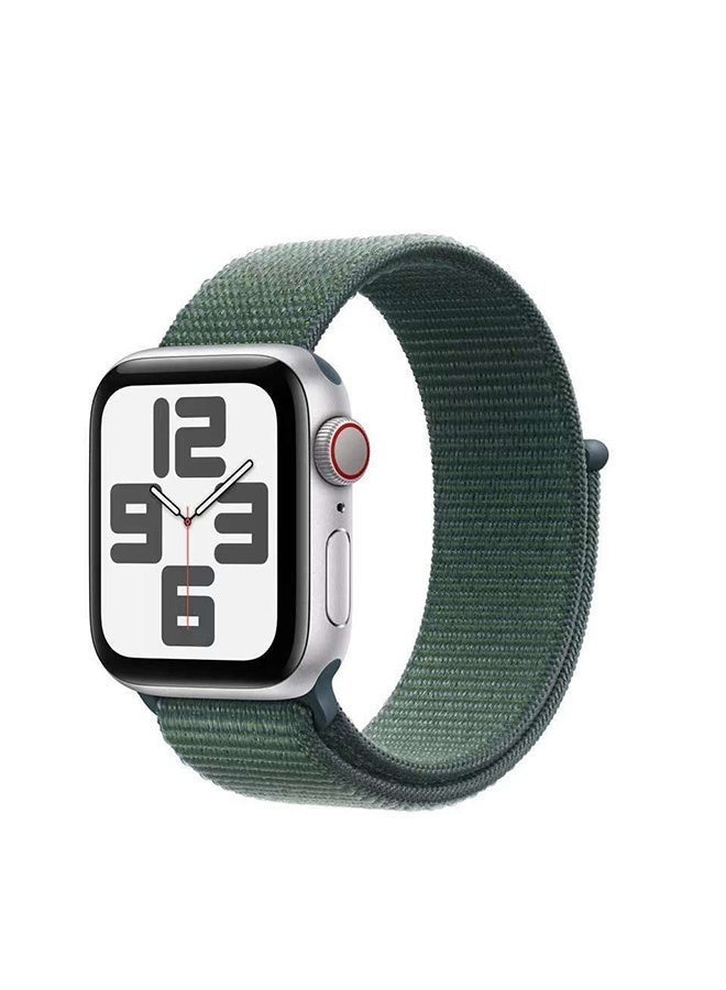 نييكام سوار رياضي من النايلون قابل للتهوية لساعة Apple Watch 42 مم/44 مم/45 مم/46 مم/49 مم، حزام خفيف الوزن قابل للتعديل متوافق مع iWatch Ultra 2، SE، Series 10/9/8/7، سوار بديل مقاوم للعرق للرجال والنساء (Sage) - Image 2