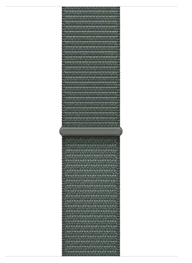 نييكام سوار رياضي من النايلون قابل للتهوية لساعة Apple Watch 42 مم/44 مم/45 مم/46 مم/49 مم، حزام خفيف الوزن قابل للتعديل متوافق مع iWatch Ultra 2، SE، Series 10/9/8/7، سوار بديل مقاوم للعرق للرجال والنساء (Sage) - Image 5