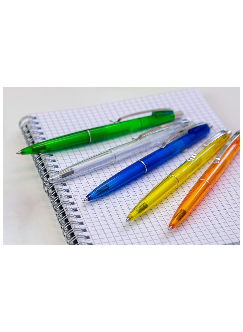 Schneider 1-Piece K20 Icy Ballpoint Pen Medium Tip Blue Ink Orange Barrel - Image 5