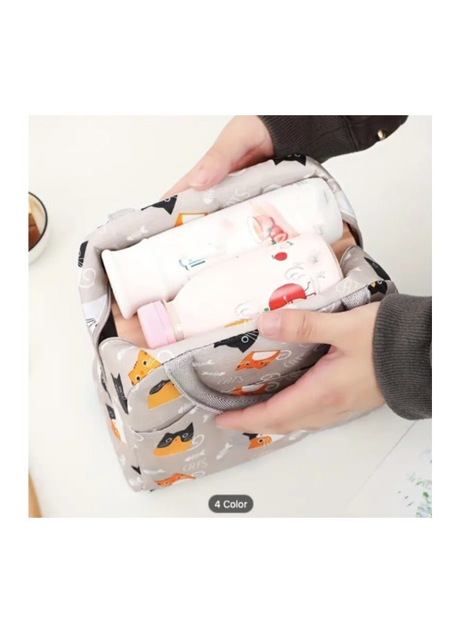 Exotic Portable Lunch Bag, Lunch Insulation Bag, Thickened Aluminum Foil Lunch Bag, Portable Bento Satchel Bag - Image 3