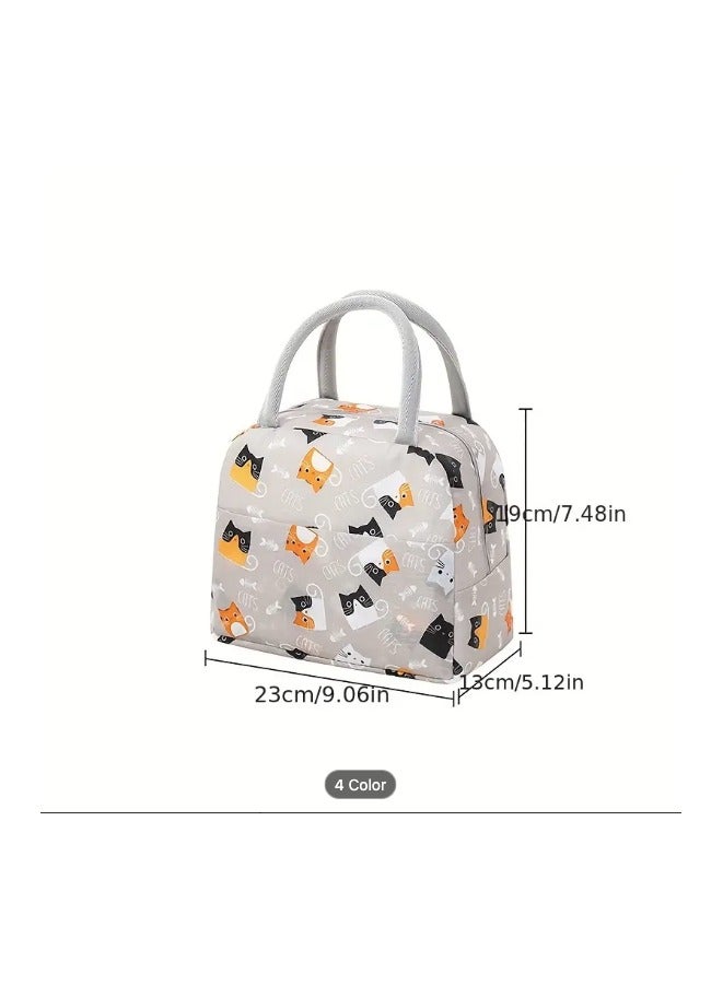 Exotic Portable Lunch Bag, Lunch Insulation Bag, Thickened Aluminum Foil Lunch Bag, Portable Bento Satchel Bag - Image 2