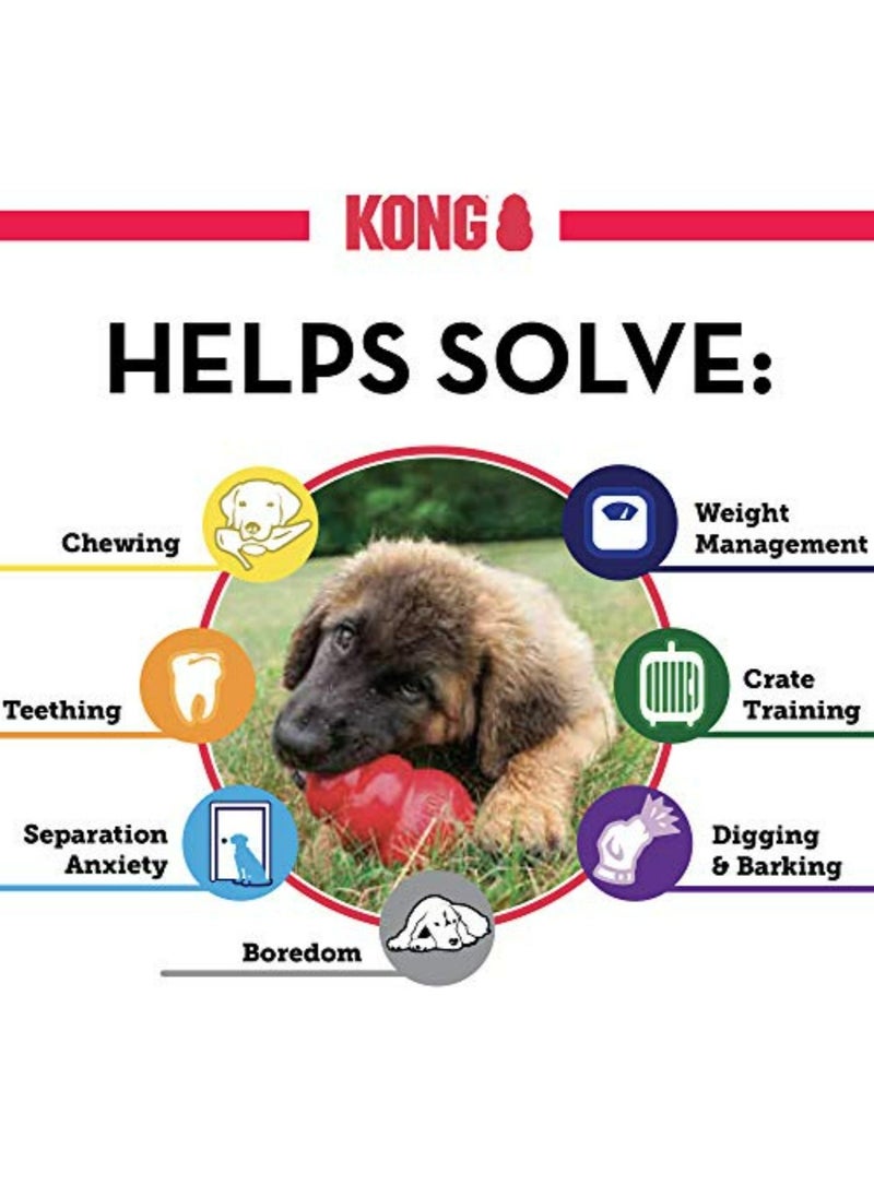 KONG - Classic Dog Toy - Durable Natural Rubber - Fun to Chew, Chase and Fetch - For Medium Dogs…