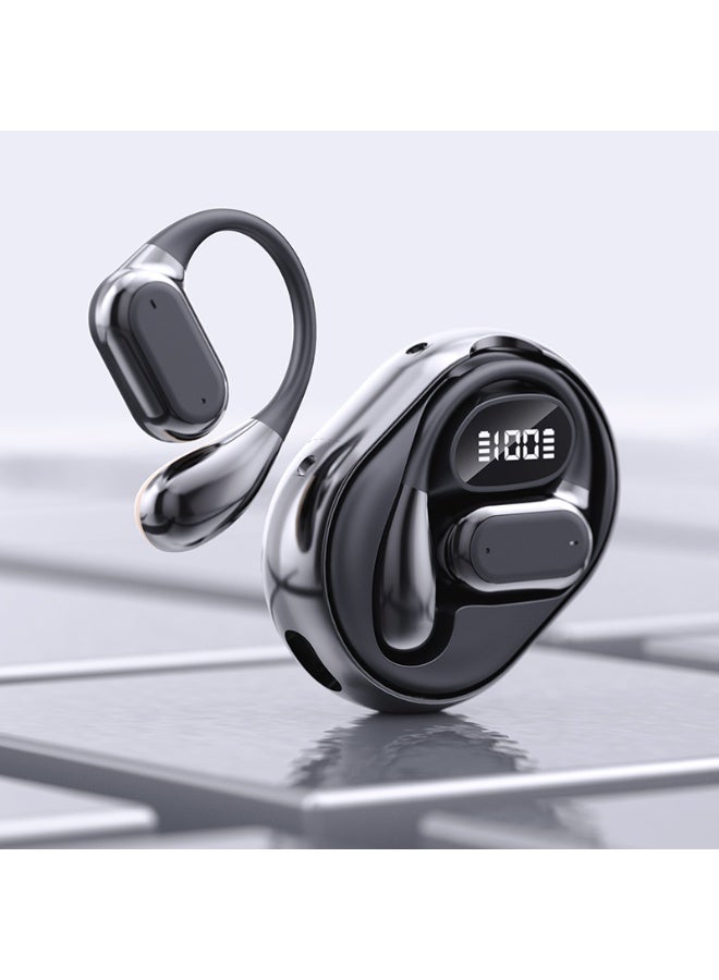 True Wireless Bluetooth 5.4  LED On-ear Open-Ear Earbuds Earphones with Charging Case, OWS Ear Hook Open Ear Bluetooth Ear-hook, Sports Earphones Earbuds with Charger, Work Office Business Casual Home Sports Gym Outdoor - Image 1
