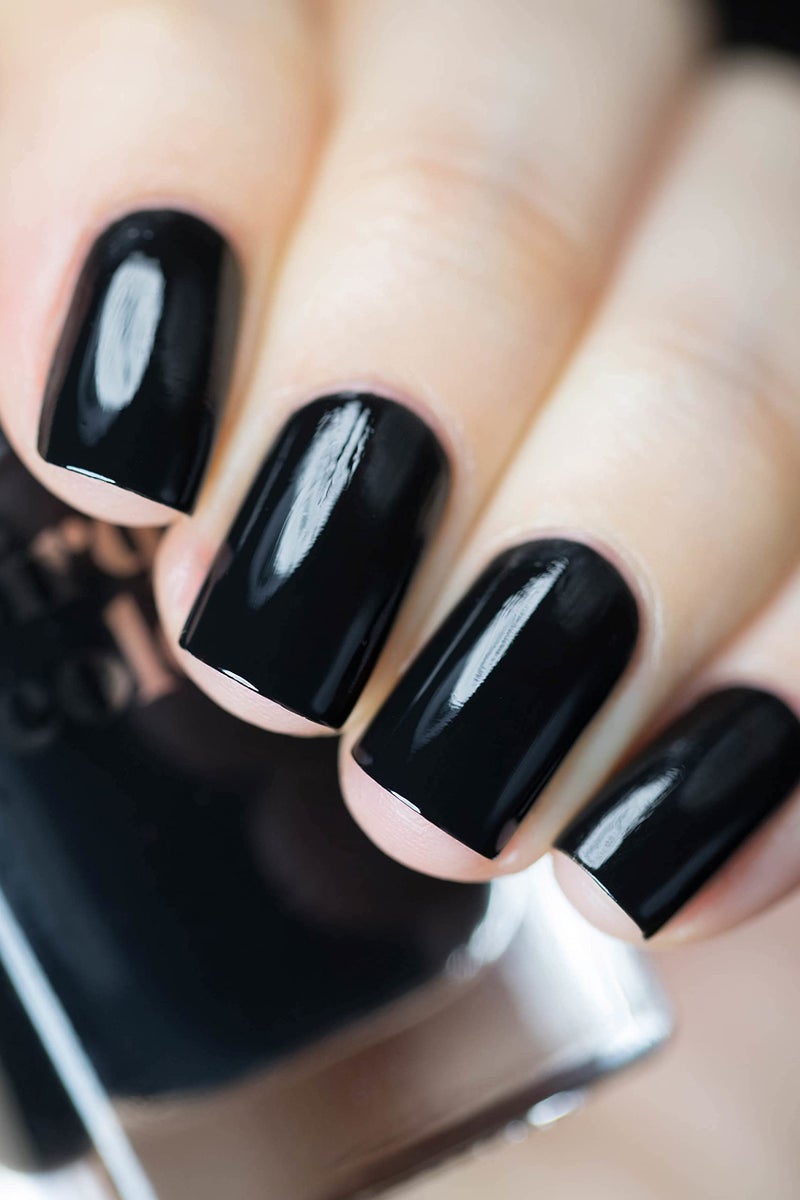 Cirque Colors Creme Nail Polish - Memento Mori - Best Black - 0.37 fl. oz. (11 ml) - Vegan, Cruelty-Free, Non-Toxic Formula - Image 3