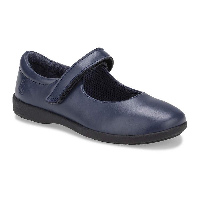 Hush Puppies unisex child Lexi Mary Jane Flat Navy 105 Big Kid US