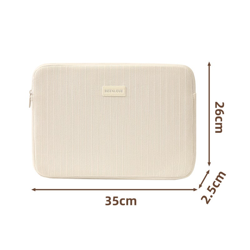 New Laptop Sleeve Notebook Protective Cover Velvet 14inch / 15.6inch Laptop Sleeve - Image 1