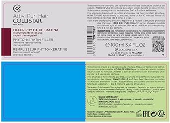 COLLISTAR Attivi Puri Hair PhytoKeratin Filler 100 ml - Image 2