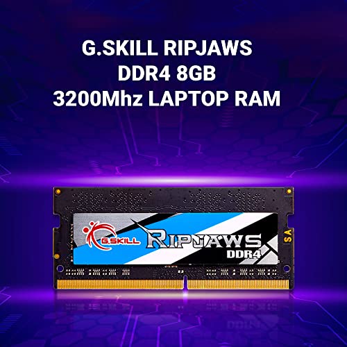 G.SKILL Ripjaws 8GB (1 * 8GB) DDR4 3200MHz CL22-22-22 1.20V SO-DIMM Laptop Memory RAM - F4-3200C22S-8GRS - Image 2