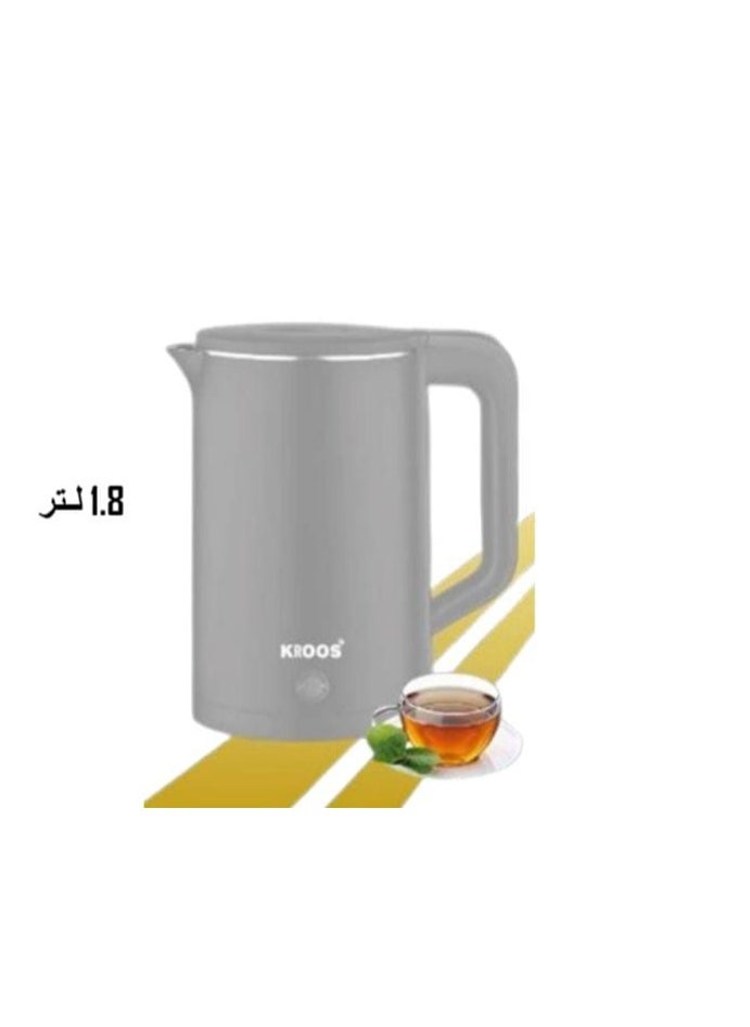 Electric Water Kettle, Fast and Safe Water Heating in Minutes with a Capacity of 1.8 Liters Model KR-5407 - pzsku/ZE2B33256F6E5CCFFA676Z/45/_/1736265426/361aefac-9a93-4a6a-bc93-ca591e20698b