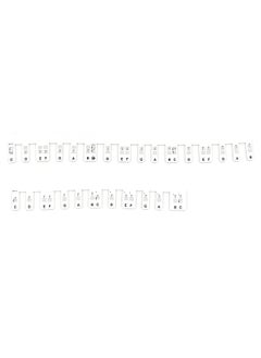 61-key Piano Keyboard Music Note Pad Mat Silica Gel Removable Piano Keyboard Note Labels Finger Practice Guide Silicone Strips Teaching Aid Note Chart for Beginner Student Kids Piano Practice
