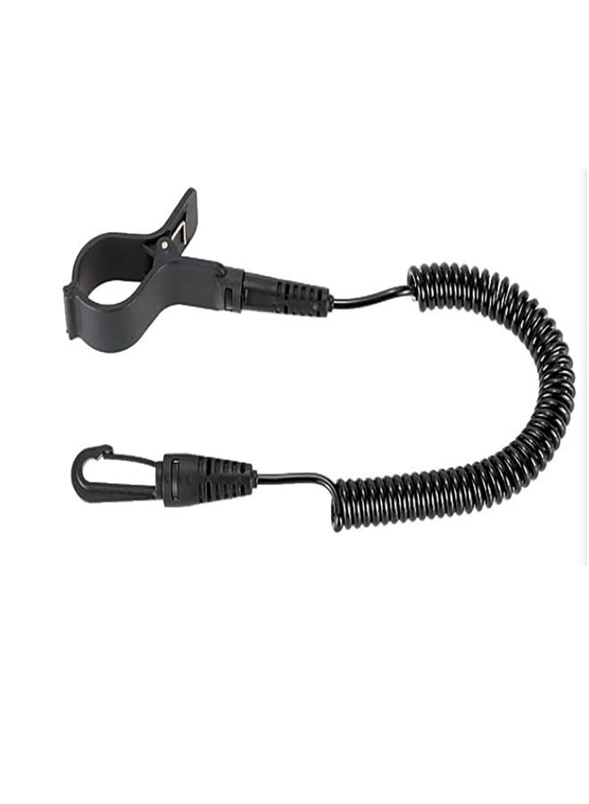 1pcs Paddle Leash Elastic Kayak Canoe Safety Rod Leash Kayak Accessory Stretch to 1.9M - Image 1