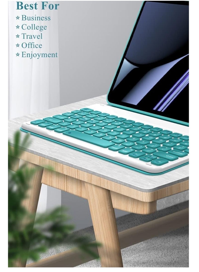 JAJEEK - Keyboard Case for iPad 10.2 Inch 9th, 8th, 7th Generation – Magnetically Detachable Wireless Keyboard with Pencil Holder for iPad 9, iPad 8, iPad 7, iPad Air 3, iPad Pro 10.5 – Black - Image 1