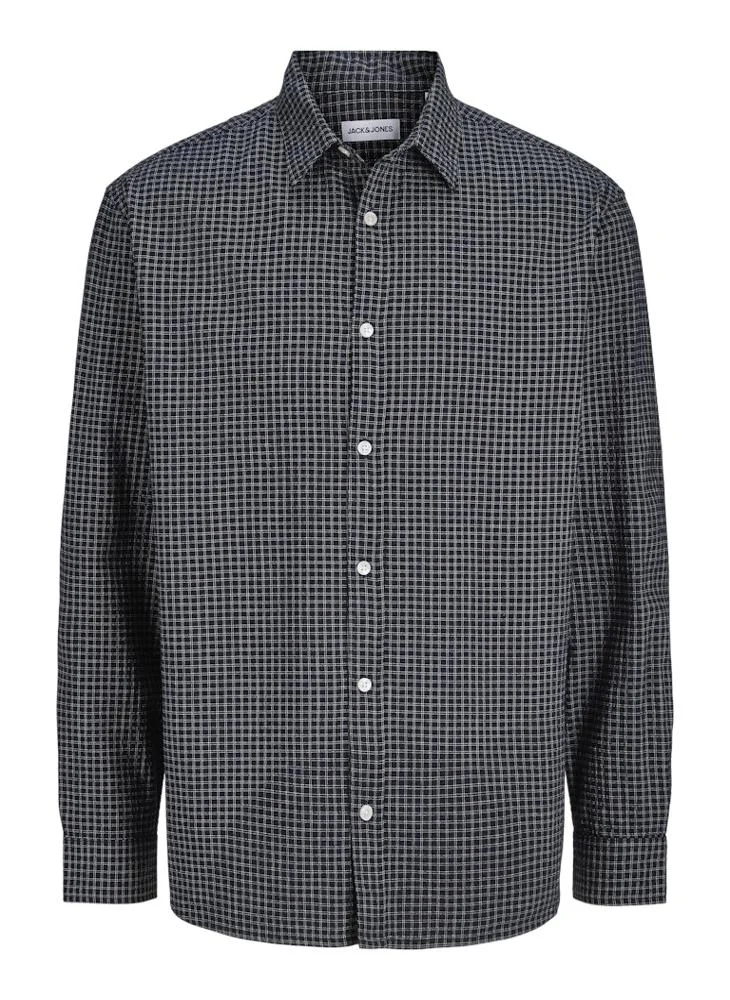 جاك اند جونز Checked Long sleeve Relaxed fit shirt