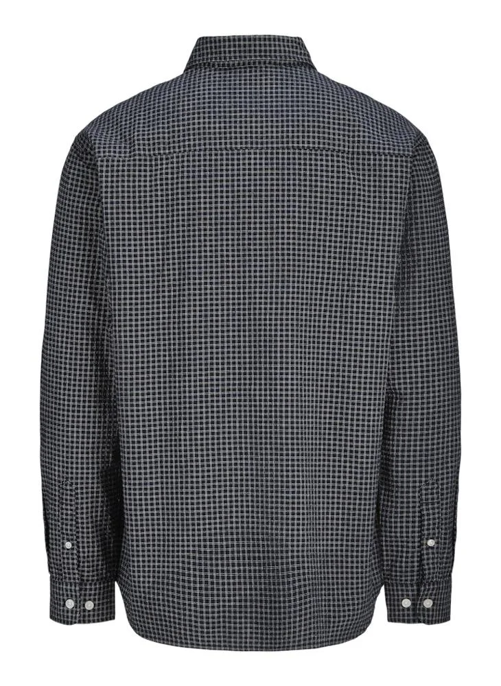 جاك اند جونز Checked Long sleeve Relaxed fit shirt