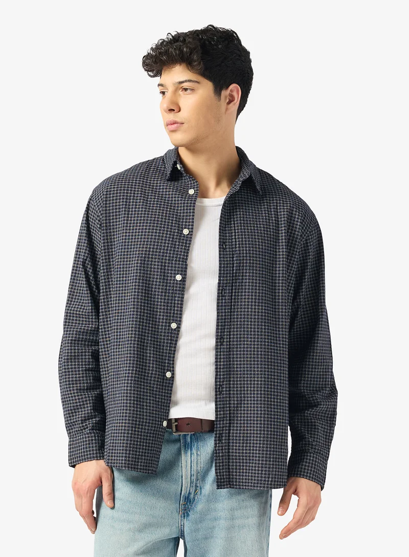 JACK & JONES Checked Long sleeve Relaxed fit shirt