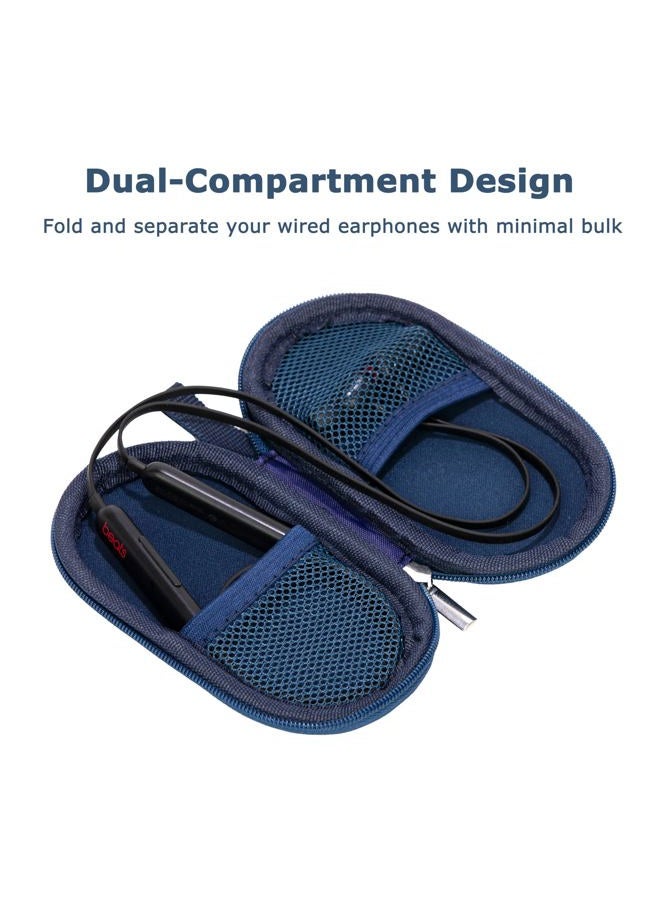 Ginsco Mini-Portable Case for Beats Flex Wireless Earbuds with Built-in Microphone Earphones, for Sony WI-C100 Wireless in-Ear Bluetooth Headphones Travel Pocket Hard Shell Case for Earphones - Image 3