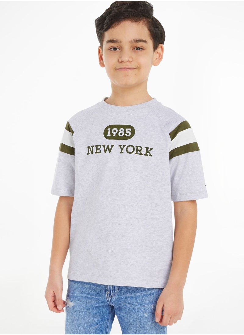 TOMMY HILFIGER - Kids Logo T-Shirt - Image 1