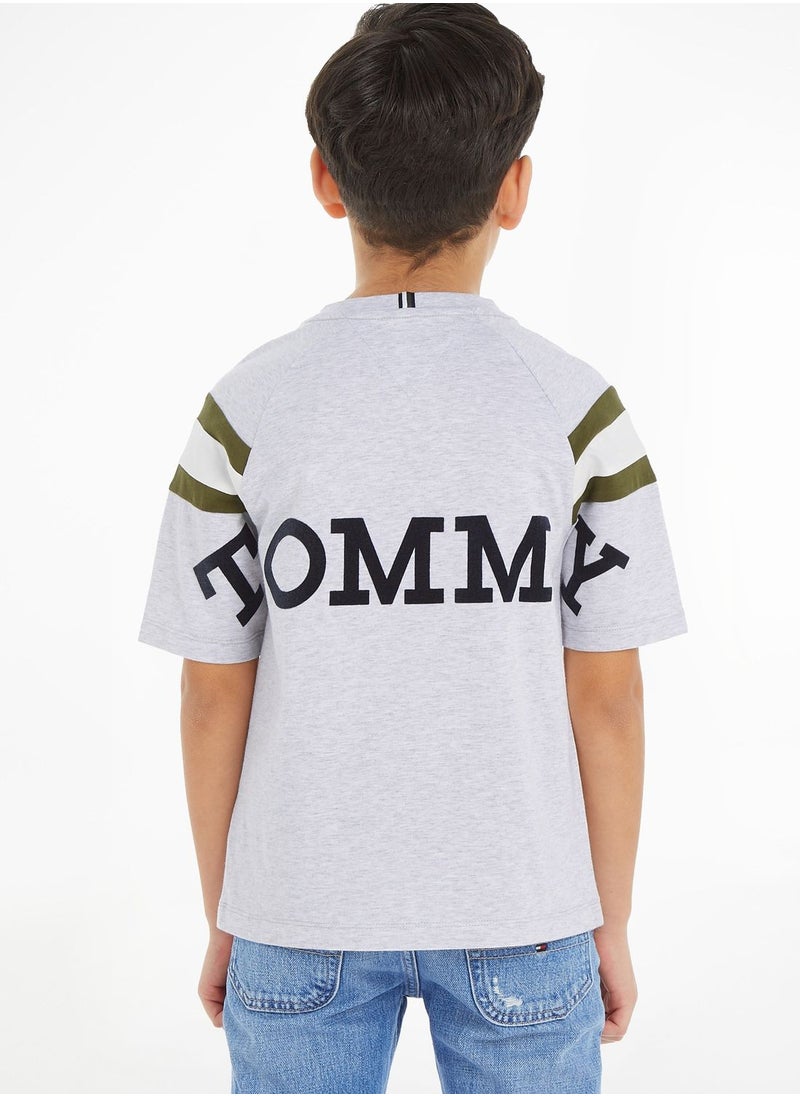TOMMY HILFIGER - Kids Logo T-Shirt - Image 1