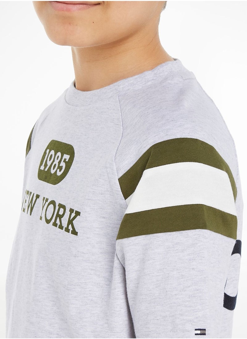 TOMMY HILFIGER - Kids Logo T-Shirt - Image 1