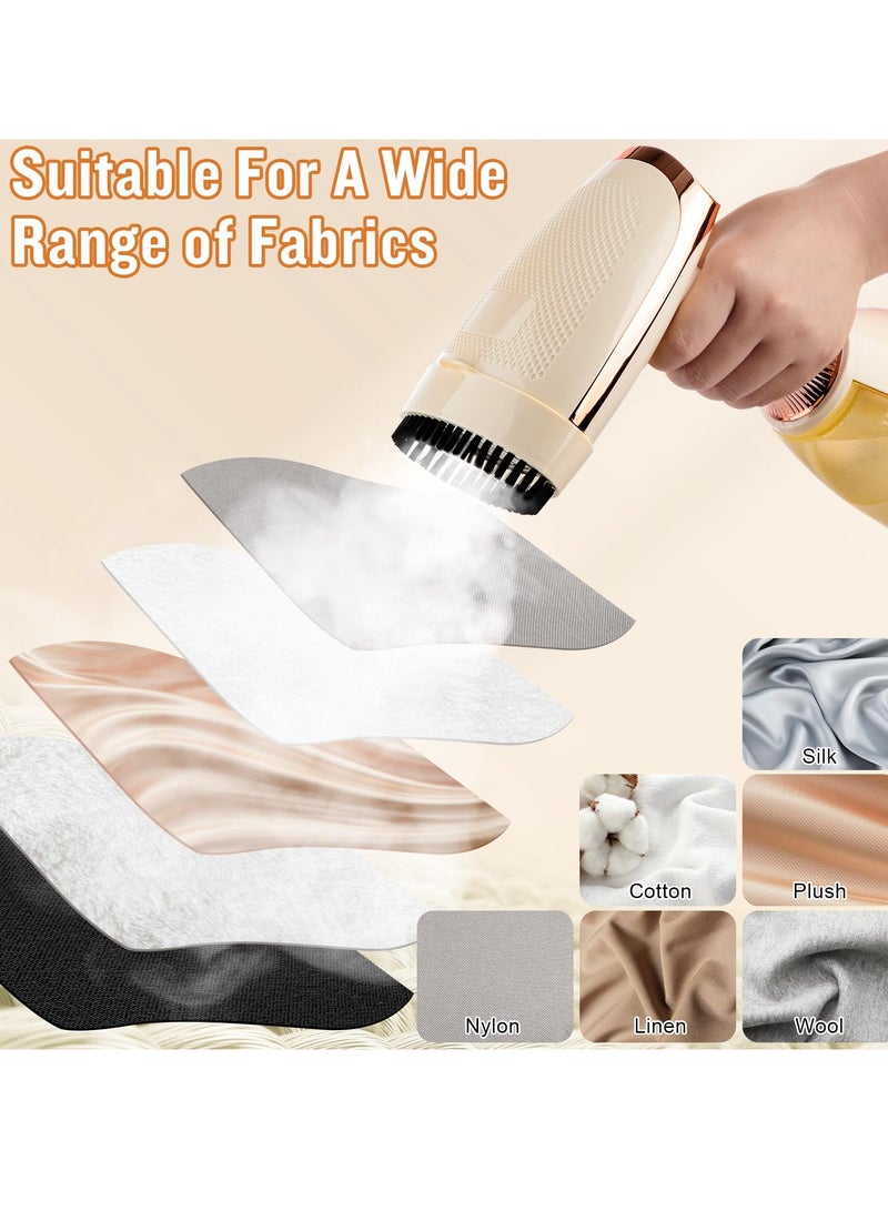 SYOSI Steamer for Clothes, Handheld Clothing Wrinkles Remover for Garments, 30 Second Fast Heat-up, Portable 1500W, 280ml Fabric Wrinkle Remover with Brush and Measure Cup for Home Office Travel - Image 3