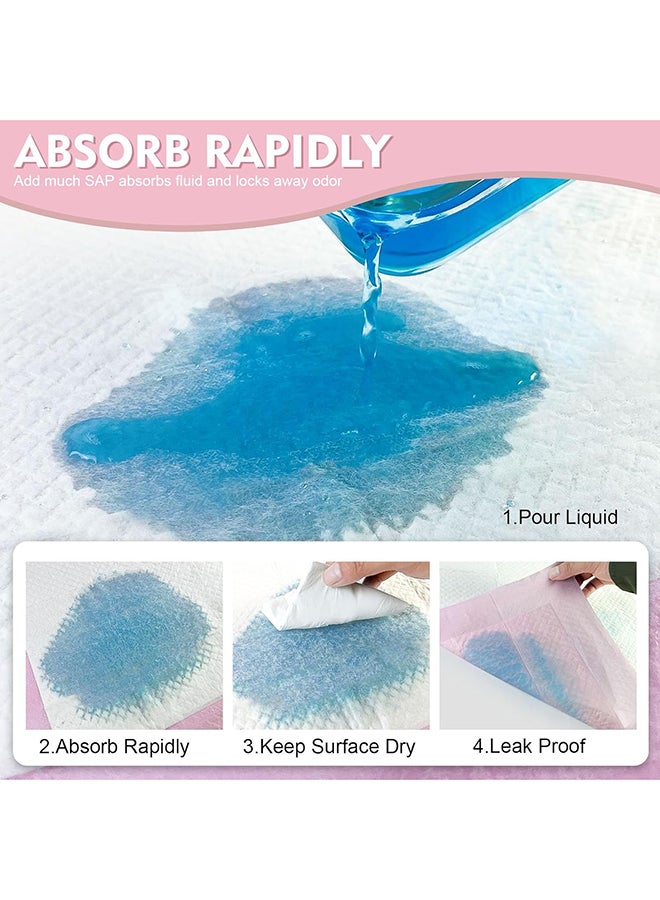 SKY-TOUCH Waterproof Leakproof Highly Absorbent Baby Disposable Changing Mats, 60 CM X 60 CM, 40 Pieces  - Image 3