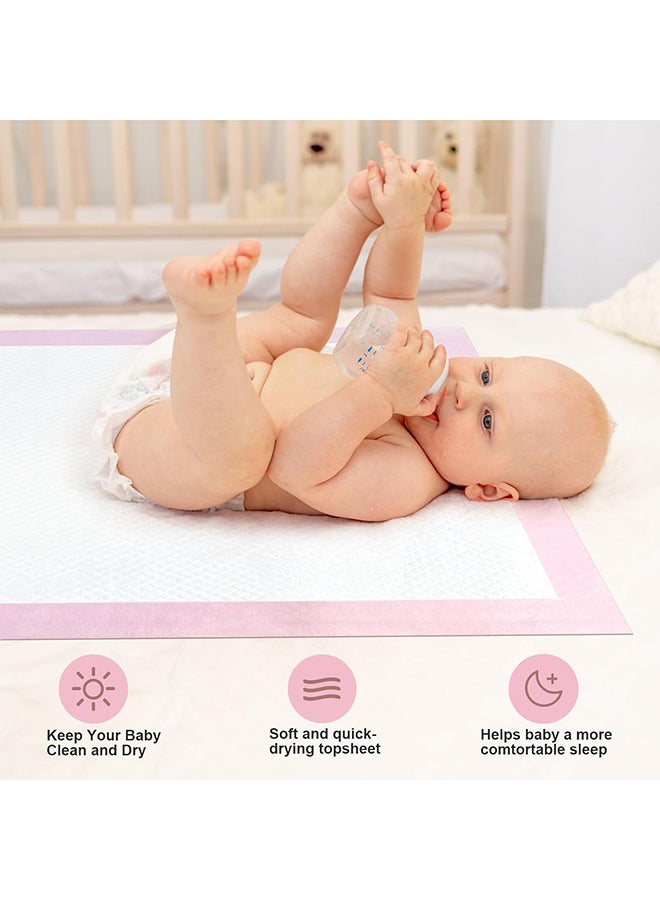 SKY-TOUCH Waterproof Leakproof Highly Absorbent Baby Disposable Changing Mats, 60 CM X 60 CM, 40 Pieces  - Image 5