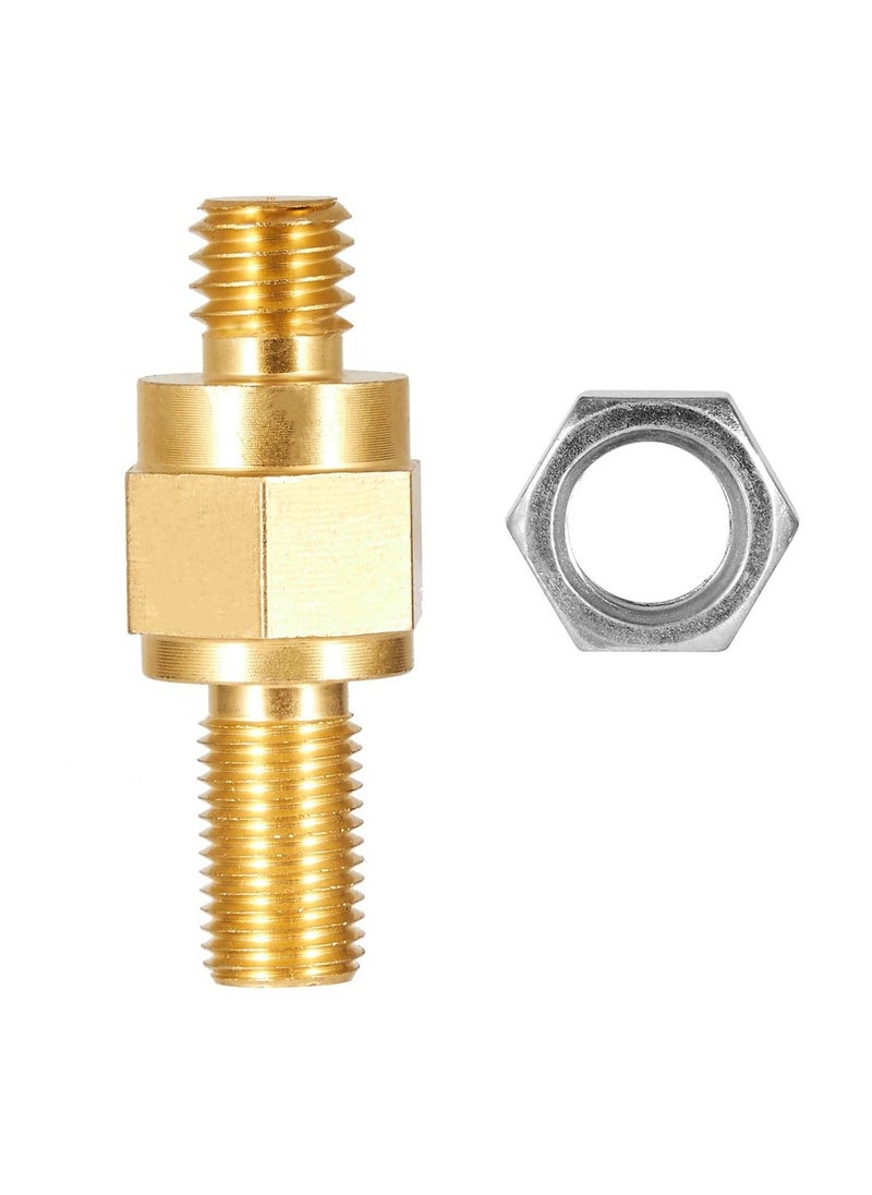 Battery Terminal Connectors Set, 4 Pack Long Stud Side Post Battery Terminal Bolt, Standard Battery Post Stud Extender Screws 3/8 16&24 Stud Bolts, Compatible with GM Accessories to Battery