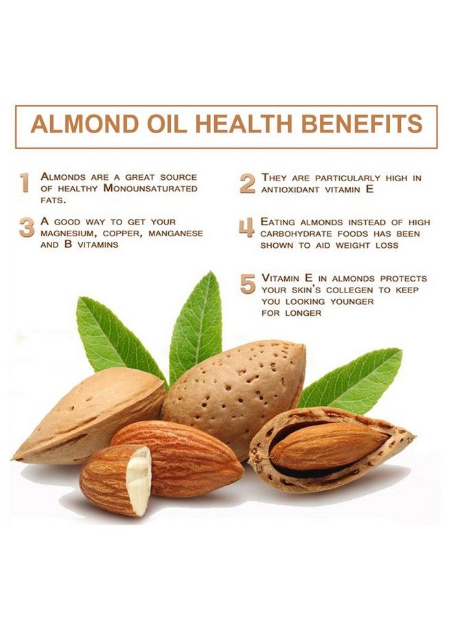 KAZIMA Almond Carrier Oil 100% Pure Natural Cold Pressed Oil Aromatherapy Ideal For Hair Skin & Body 100 Ml - Image 3