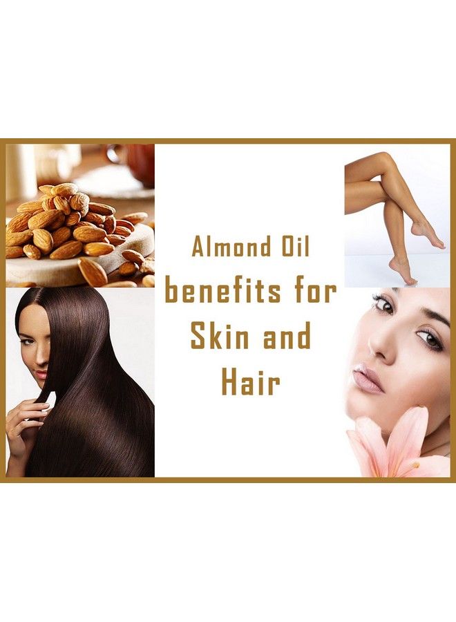 KAZIMA Almond Carrier Oil 100% Pure Natural Cold Pressed Oil Aromatherapy Ideal For Hair Skin & Body 100 Ml - Image 4
