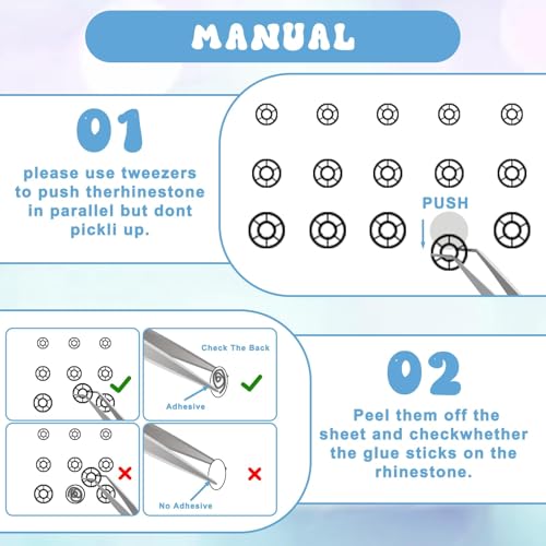 BharatBazaar 446Pcs Nose Pin Without Piercing, Fake Piercings Stick On, Fake Eyebrow Piercing and Fake Lip Piercing, DIY Face Jewelry for Casual Fashion Styling - Image 3