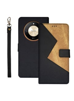 IDEWEI Case For Honor X9b Two-color Splicing Leather Phone Case  - Image 1