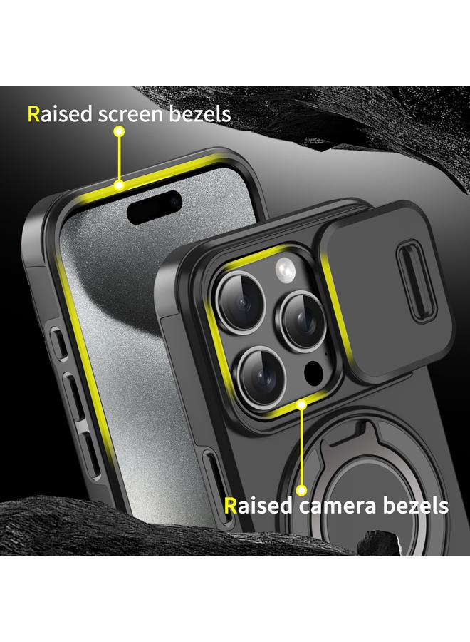 Zaboon Case For iPhone 13 Pro Sliding Camshield Ring Holder Phone Case - Image 5