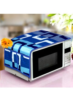 KANUSHI KANUSHI Industries Washable Cotton 1 Piece Lpg Gas Cylinder Cover1 Pc Microwave Cover 1Pc Wall Hanging MagazineOrganiser Letter Holder Pocket Organiser CYLMicroMGZBlueBox  - Image 2