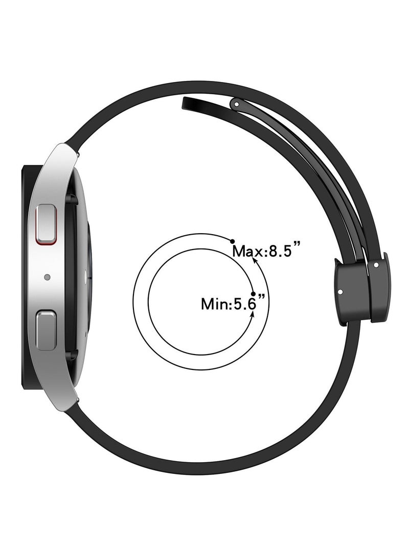 X-level حزام بديل لساعات هواوي ووتش 4 بحجم 22 مم، حزام معصم بديل متوافق مع هواوي ووتش 4/ووتش جي تي 3 46 مم/جي تي 4 46 مم/حزام ساعة من السيليكون الناعم مع مشبك مغناطيسي، حزام ساعة رياضي - Image 3