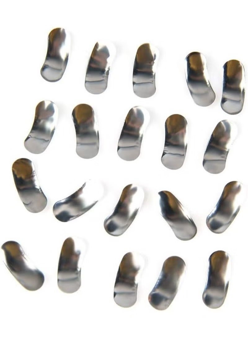 GMORO 100 Pieces Dental 35μm Section Profile Metal Base 2 Rings for Filling Teeth  - Image 3