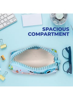 Wishkey WISHKEY Space Theme Pencil Pouch for Kids, Stylish Zipper Pencil Box for Storing Stationery Items, Large Capacity Stationery Organizer Pouch for School Students, (Pack of 1, Blue)  - Image 5