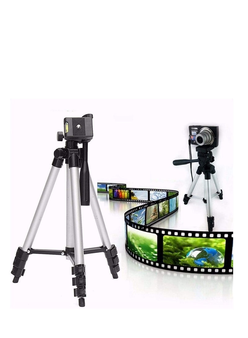 إن تك حامل ثلاثي القوائم للكاميرا الاحترافية فضي / أسود - Image 5