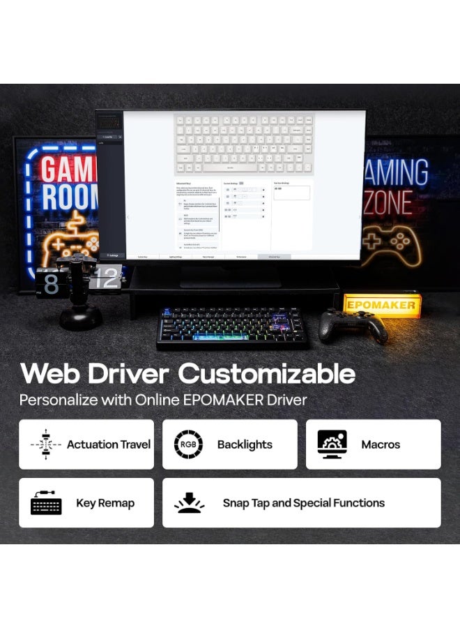 ابوماكر لوحة المفاتيح الميكانيكية اللاسلكية - Image 5