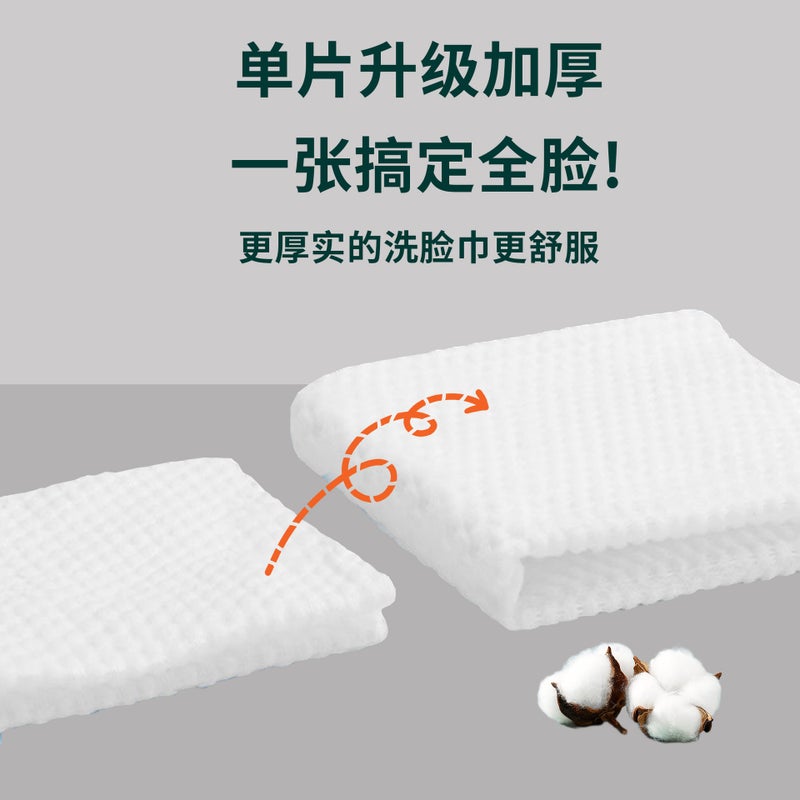 Disposable Face Towel Removable Absorbent Soft Cotton Soft Towel Does Not Drop Floc Facial Tissue Face Towel Hanging Smoke Oversized Packaging - Image 3