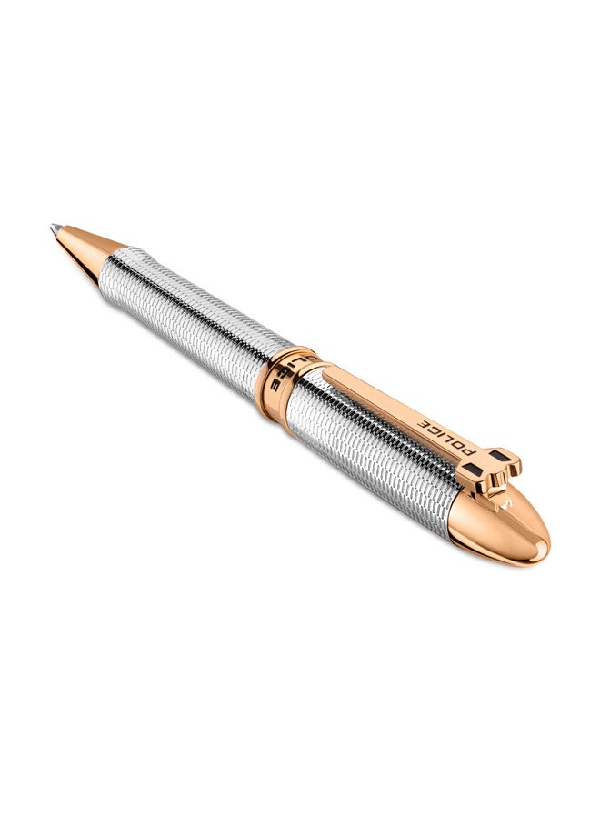 Police Kristen Stainless Steel Pen with Rose Gold Trim - PERGB0002709 - Image 2