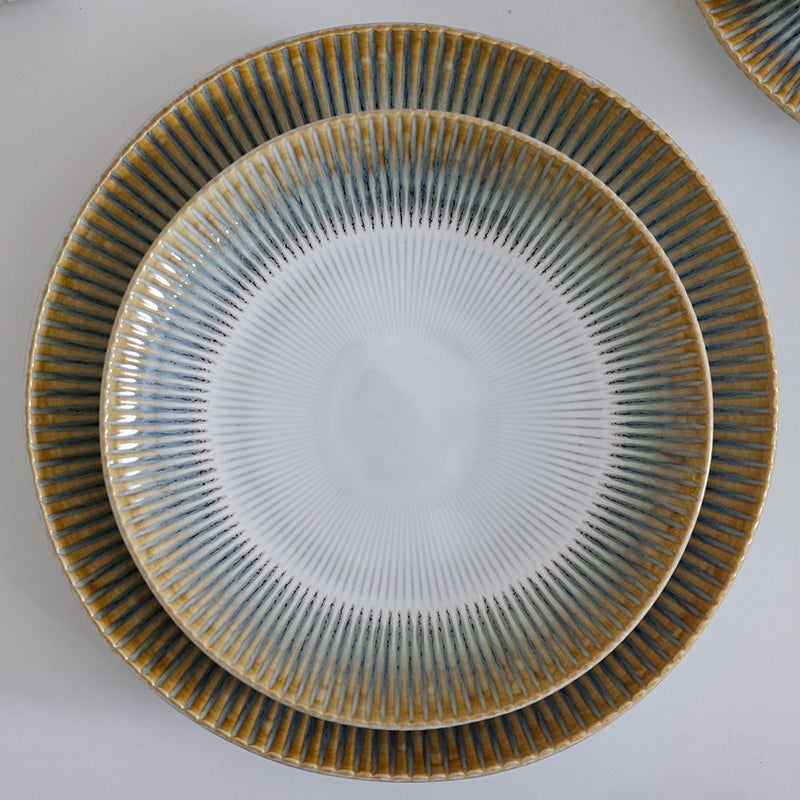 DANUBE HOME 16-Piece Stoneware Dinner Set - Beige - Serves 4 - Image 3